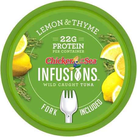 Chicken Of The Sea Chicken Of The Sea Infusions Tuna With Lemon & Thyme 2.8 oz., PK6 10048000005516